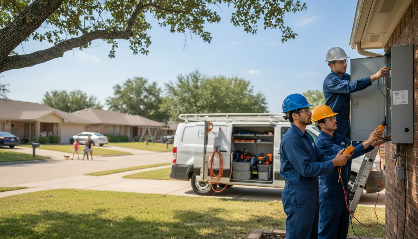 Certified electrician providing emergency electrical services in Hemingford, NE